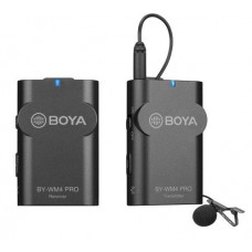 BOYA BY-WM4 PRO ДВУХКАНАЛЬНЫЙ БЕСПРОВОДНОЙ МИКРОФОН ПЕРЕДАТЧИК TX4 PRO (1 ШТ.) +ПРИЁМНИК RX4 PRO