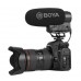 BOYA BY-BM3051S СТЕРЕО КОНДЕНСАТОРНЫЙ МИКРОФОН-ПУШКА ДЛЯ DSLR КАМЕР/ВИДЕОКАМЕР/ЗУ 20 – 20 000ГЦ