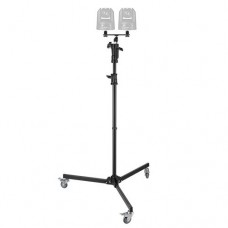 E-IMAGE PSK04 KIT FOLDING WHEELED BASE ROLLER LIGHT STAND W/DUAL ADAPT ОПОРА ДЛЯ СЛЕДЯЩЕЙ PTZ КАМЕРЫ