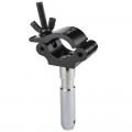 KUPO KCP-834B HALF COUPLER W/28 MM SPIGOT, BLACK. ХОМУТ (ШТИФТ 9/8