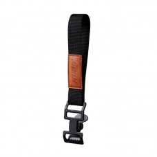 KUPO GC-2525BN GLOVE STRAP W/ALLIGATOR CLIP & BROWN LABEL 25MM*25CM РЕМЕШОК ДЛЯ АКСЕССУАРОВ