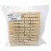 KUPO KCP-347 C47 SPRING TYPE CLOTHESPIN (50 PC PER BAG). ПРИЩЕПКА ДЕРЕВЯННАЯ (50 ШТ)