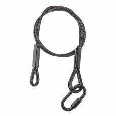 KUPO SW-03B DIA. 5 MM, 100 CM LENGTH DUTY SAFETY WIRE, BLACK. ТРОСИК СТРАХОВОЧНЫЙ